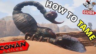 CONAN EXILES Scorpion Taming! How To Get Scorpion Pets!