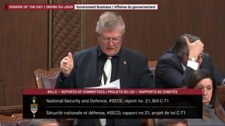 Senator Don Plett challenges "independent" Senators to accept committee amendments to Bill C-71