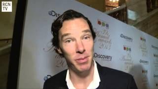 Benedict Cumberbatch Thanks Fans with a Kiss