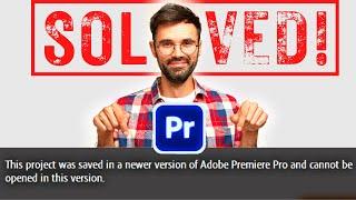 Can't Open NEW Premiere Pro Project In An OLD Version? TRY THIS!