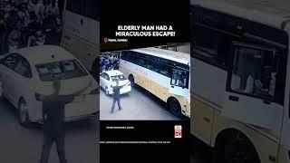 Viral video: Man ‘Run Over’ By Bus In Mumbai, Walks Up To A Miraculous Escape