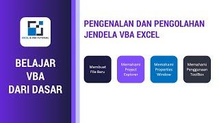 PENGENALAN DASAR - DASAR VBA EXCEL (WAJIB DIPAHAMI BAGI PEMULA)