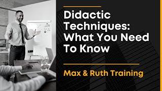 Didactic Techniques: What You Need To Know