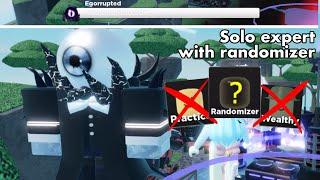 A Legitimate solo expert with randomizer only | Tower Blitz Roblox