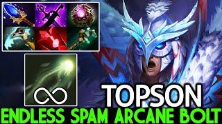 TOPSON [Skywrath Mage] Endless Spam Arcane Bolt Unreal Damage Dota 2