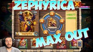 ЗЕФИРКА НА МАКСИМАЛКЕ 30 ПРОРЫВ \ ZEPHYRICA ON MAX \ БИТВА ЗАМКОВ \ CASTLE CLASH