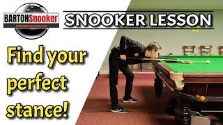 SNOOKER The PERFECT Stance! | Snooker Tips