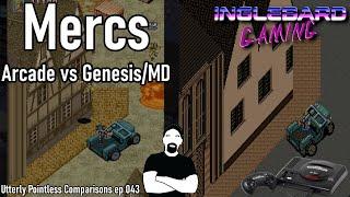 MERCS Arcade vs Sega Genesis | Mega Drive | Utterly Pointless Comparisons 043 | longplay