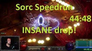 Sorc Speedrun 44:48! - Diablo 2 Resurrected