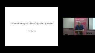 Agrarian Questions Then And Now, SOAS University of London