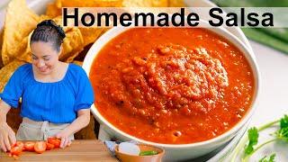 Authentic Mexican Red Salsa Made Easier – Same Flavor, Simpler Method
