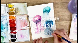 Easy Watercolour Jellyfish