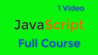 JavaScript Tutorial for Beginners | Full Course