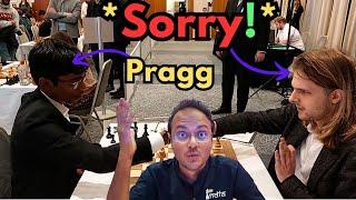 The most unfortunate game of Pragg's chess career | Pragg vs Rapport | Prague Masters 2024