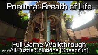 Pneuma: Breath of Life - Full Game Walkthrough + All Puzzle Solutions & Achievements! - Speedrun