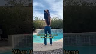 Hot girl  swimming pool #viral