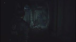 Resident Evil 2 MR X.  first encounter