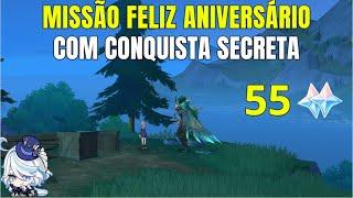 FELIZ ANIVERSÁRIO MISSÃO REPUTAÇÃO DE FONTAINE 4.2 GENSHIN IMPACT