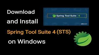 How to Install Spring Tool Suite 4 (STS) on Windows