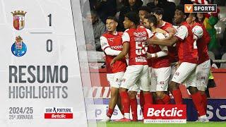 Resumo: Braga 1-0 FC Porto (Liga 24/25 #25)