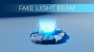 Unity Tutorial - Create a Fake Light Beam Using Blender