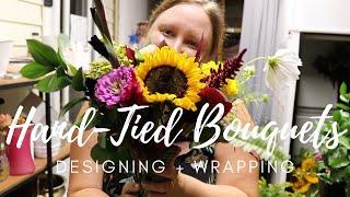 August CSA Bouquets // Designing and Wrapping Farm Fresh Bouquets // Green Bee Floral Co.