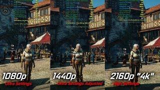 Witcher 3: Wild Hunt (2015) - I5 6500 / GTX 1060 6gb "OC" 1080p, 1440p, 4K Performance Test