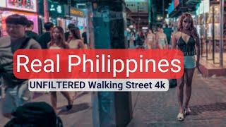 RAW footage Walking Street Angeles City Philippines | DJI Osmo Pocket 3 4k60p