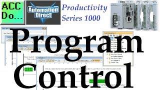 Productivity 1000 Series PLC Program Control