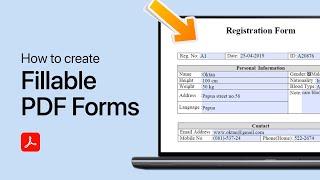 How To Create Fillable PDF Forms in Adobe Acrobat