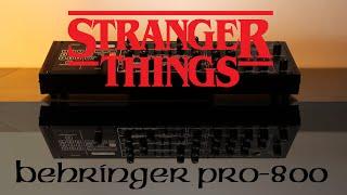 Stranger Things Theme with Behringer Pro-800 (One Synth Only)