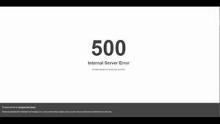 Ошибка 500 internal server error: внутренняя ошибка сервера