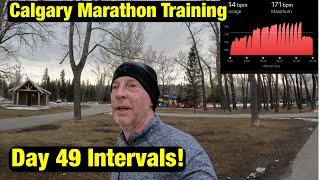 Calgary Marathon Training Vlog || Day 49 Intervals!