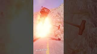 Giant Hammers Cause Total Vehicular Destruction - BeamNG.Drive