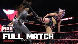 FULL MATCH Billie Starkz vs. Queen Aminata | ROH Women's World TV Title | Supercard of Honor 2024