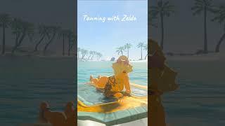 Princess Zelda x Rosalina sunbathing 