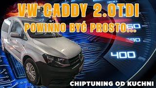 VW Caddy 2.0TDI 102KM - bez szlifierki ani rusz....  | #chiptuning od kuchni