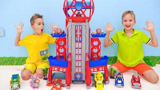 Vlad and Niki PAW Patrol The Movie Toys story