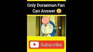 Only Doraemon Fans Can Answer|BY POKEGX| #shorts #ytshorts #doraemon #nobita #facts #viral #anime