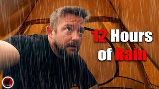 Lightning Strike! ️ Some of the HEAVIEST Rain So Far This Year! - Heavy Rain & Storms Chaos Camp