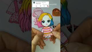 Enid yeppug doll #shorts #art #drawing #painting #homemade
