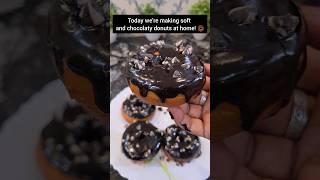 Soft Fluffy Donuts Recipe | Better Than Store-Bought! #ChocolateDonuts #HomemadeDonuts #shorts