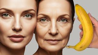 Banana Erases all Wrinkles Even at 70! Anti-aging skin care!