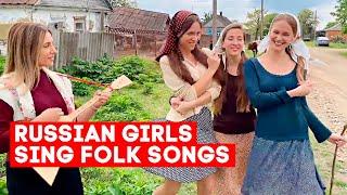 Russian girls sing folk song: Ah you, inner porch, my inner porch | Beloe Zlato