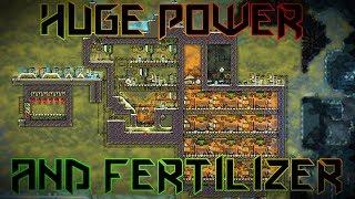 Fertilizer Gas Geyser Power Plant Experiment! Oxygen Not Included
