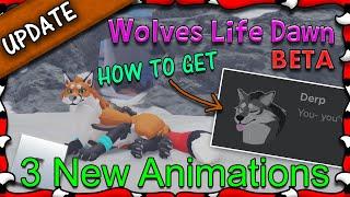 ROBLOX | Wolves Life Dawn BETA - How To Get Derp Badge! #76 | 1080HD