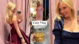 Cosy Vlog: Christmas Finds at M&S & Trying Dresses at House of CB