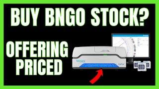 BNGO JUST PRICED THEIR OFFERING (BUY BNGO NOW?) | $BNGO Stock Technical Analysis