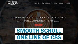 Smooth Scrolling using ONLY one line of CSS