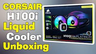 Corsair H100i Platinum RGB CPU Cooler Unboxing | Best Budget CPU Cooler 2021 | Intel & AMD Processor